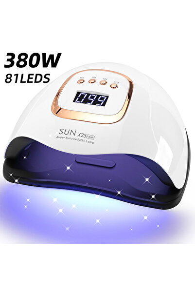 Choice مجفف أظافر LED UV بمصباح DianaBeauty أبيض أمريكي بقوة 380 واط لتجفيف ط...