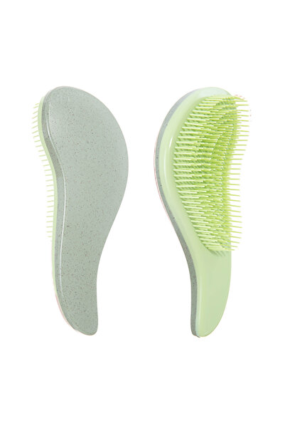 choice2 1pcs Green 1pcs Magic Detangling Hairbrush Soft Wheat Straw Scalp Massage Comb Anti-static Gentle Gr