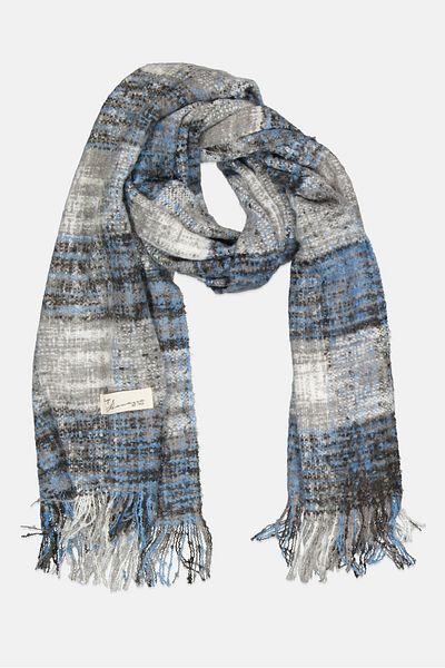 VINTAGE HAVANA Women Plaid Scarf 180 X 50 Cm, Multicolor