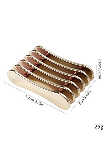 Choice حامل فرشاة طلاء أظافر ذهبي بخمس شبكات، حامل فرشاة أظافر، حامل أقلام ال...