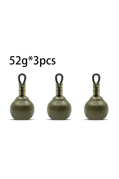Choice 52 جرام 3 قطع 3 قطع ثقالات صيد، ملحقات صيد، مناسبة لصيد سمك الشبوط