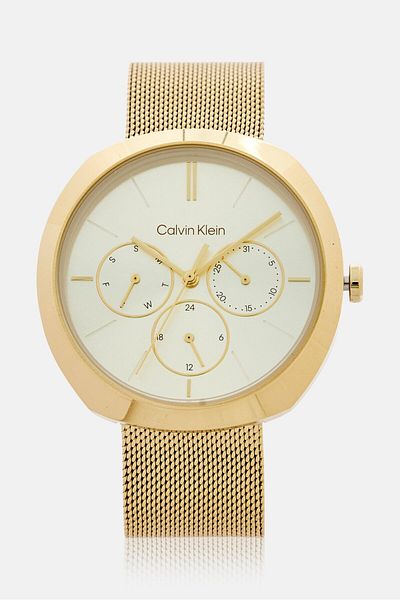 Calvin Klein Women 25200339 Stainless Steel Analog Watch 38 Mm, Gold