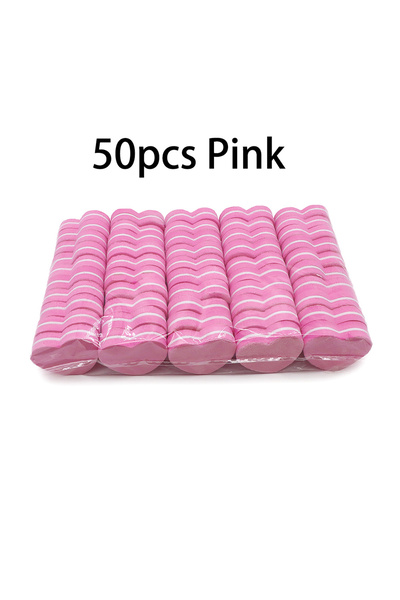 Choice 50 قطعة وردية اللون من 6 إلى 50 قطعة من مبرد أظافر احترافي صغير الحجم ...
