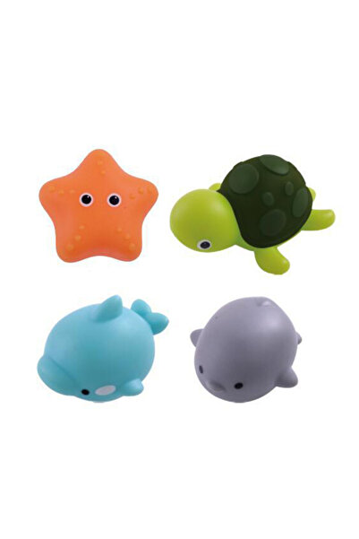 Choice 4 قطع A 926 LED ألعاب مضيئة للأطفال حيوانات لطيفة لعبة حمام سباحة ماء مطاطي ناعم عوامة حثية L