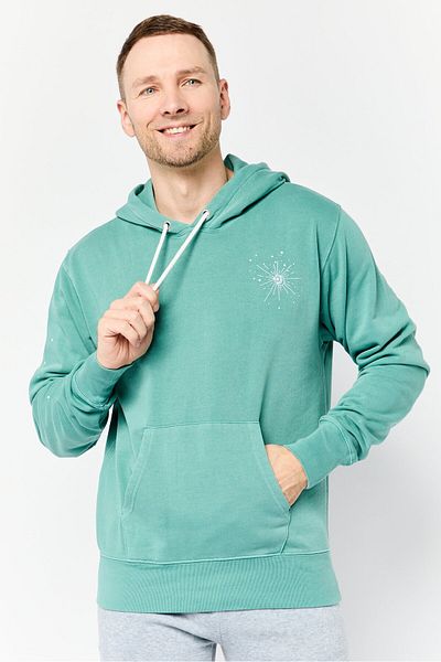 Champion Men Sportswear Fit Long Sleeve Outdoor Hoodie, Hunter Green