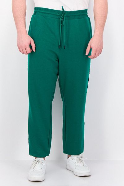 Guess Men Regular Fit Brand Logo Sweatpants, Green