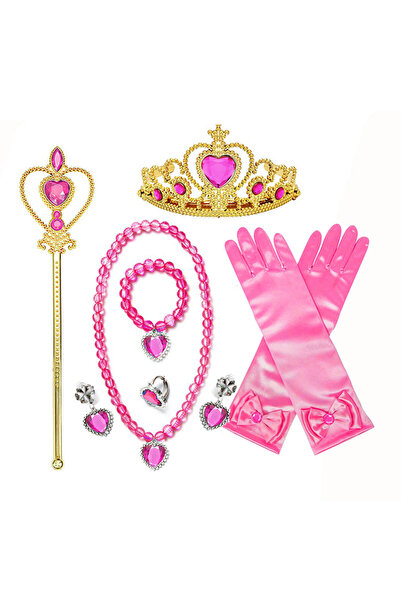 Choice إكسسوارات أزياء للبنات الأميرات A15 آنا إلسا، قفازات، تاج، عصا سحرية، ...