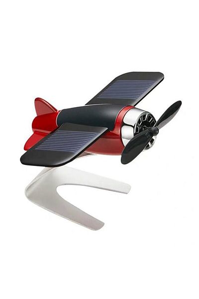 Choice A Solar Airplane Creative Men's Car Decoration Car Interior Accessories Desktop Ornament Gift For W.