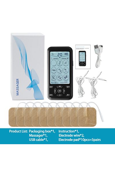 Choice1 With Box 36 Mode Electric EMS Muscle Stimulator Tens Massager Acupuncture Body Massage Pulse Therapy