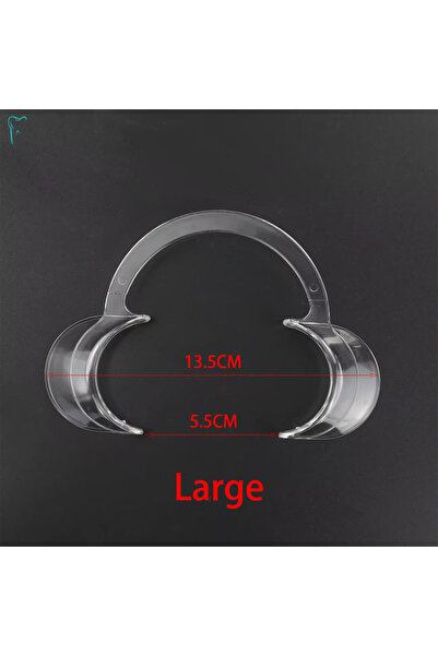 Choice1 3pcs Transparent L 3pcs Dental C-shape Cheek Retractor Lip Mouth Open...