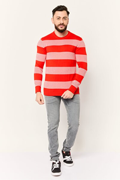 Esprit Men Crew Neck Knitted Long Sleeves Sweatshirt, Multicolor