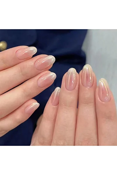 Ivory ARTAUG 24PCS Short Press On Nails Square Pink High saturation Nails Press On Nails Summer Nail