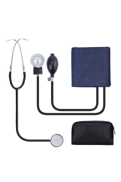 Choice Normal Manual Arm Blood Pressure Monitor Stethoscope Aneroid Tensiometer Meter Gauge Baumanometer Me