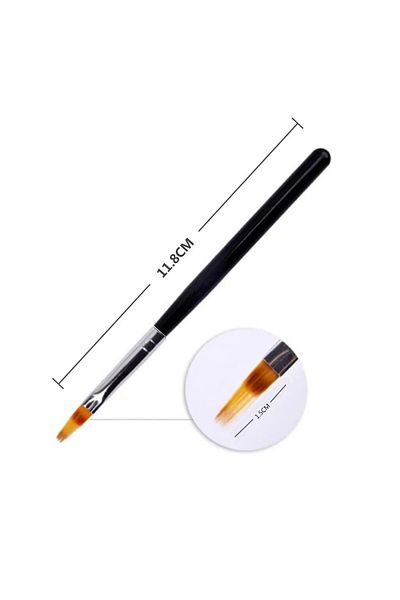 Choice Black Nail Tools Nail Brush Serrated Powder Bar Black Bar Nail Pen Nail Pen Gradient Pen Nail Brush