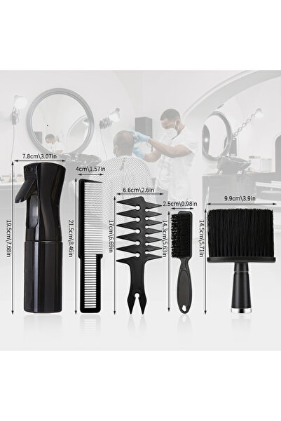 Choice مجموعة من 5 قطع B 3/4/5 قطع/مجموعة أمشاط شعر سوداء مجموعة تصفيف الشعر ...