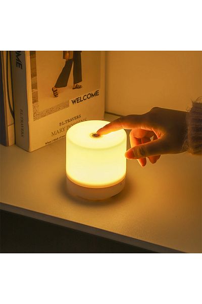 Choice Lamp Light USB Charging Night Light Touch Bedside Lamp 3 Modes Dimming Table Lamp Bedroom Eye Protec