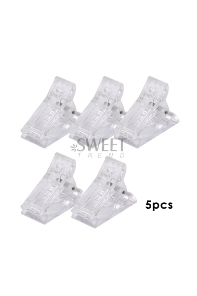 Choice 5 قطع 972 5/10 قطع مشبك تمديد أظافر كريستالي سريع البناء قالب جل أطراف...