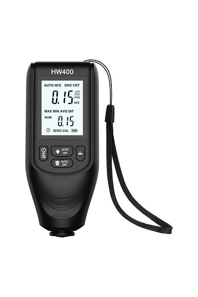 Choice HW400 Black HW400 Car Paint Thickness Tester Auto Film Coating Thickness Gauge Meter Manual Paint To