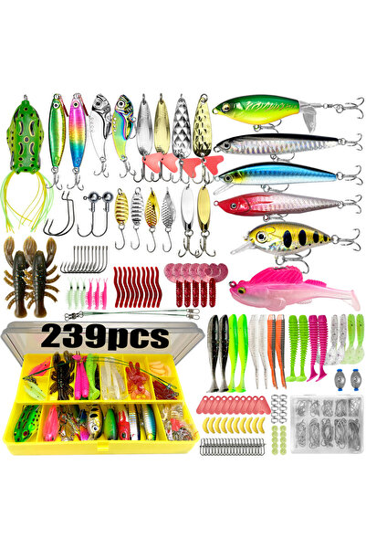 Choice مجموعة طُعم صيد سمك السلمون المرقط/البايك/الباس Smt-239b، 83/133/193/2...