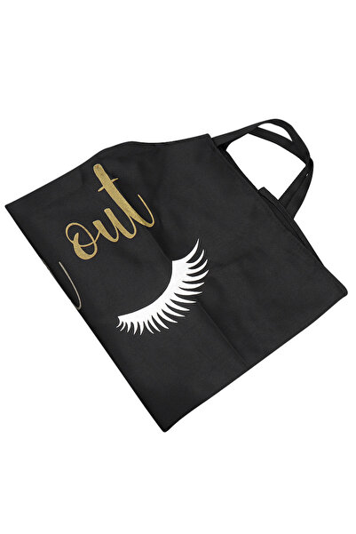 Choice مريلة رموش سوداء قطعة واحدة للبالغين للطبخ المنزلي والخبز والتنظيف ومآ...