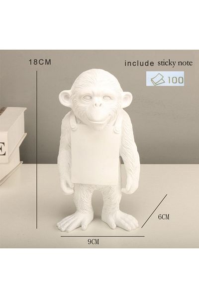 Choice Black Banksy Monkey Gorilla Resin Statue Sculpture Street Art Craft Desk Figurines For Interior Home