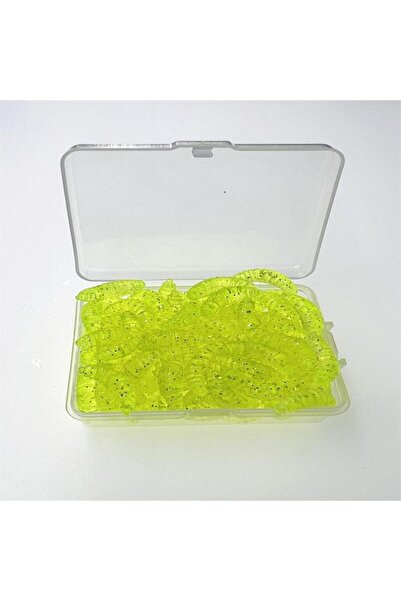 Choice 100 قطعة/صندوق من الطعوم الصناعية المضيئة المصنوعة من السيليكون على شك...