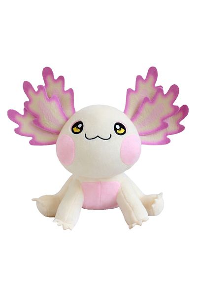 Choice 25cm White 30cm Kawaii Axolotl Plush Toys Cartoon Axolotl Stuffed Animal Plush Doll Cute Beige Salam