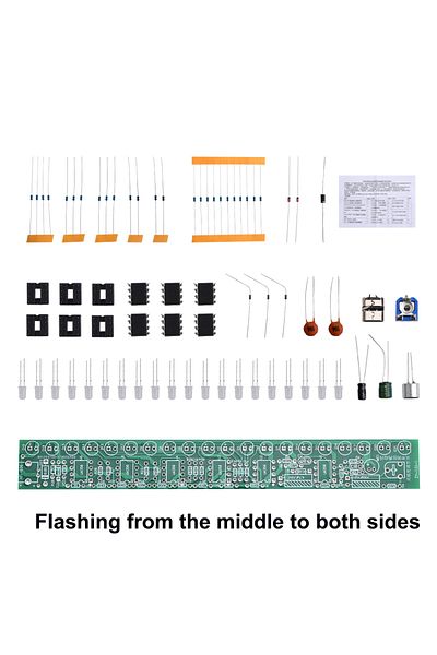 Choice Type 1 USB Voice Dontrolled Audio Spectrum Lamp Kit DC 5-12V LED Volume Level Indicator Display Boar