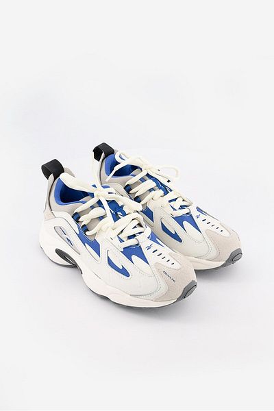Reebok Men DMX Series 1200 Shoes, Chalk/Grey Cobalt