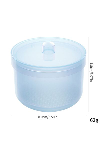 Choice light blue Nail Drill Bits Disinfection Box Double Layer Filtration Cleaning Box Manicure Storage Ca