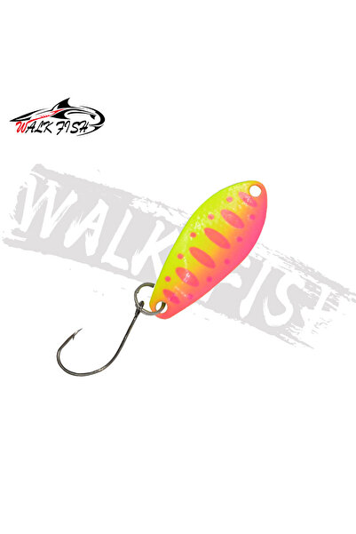 Choice طُعم صيد السمك C 3 WALK FISH قطعة واحدة 3 جرام 31 مم معدني مع خطاف واح...