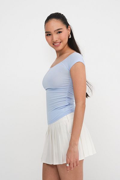 Addax Tricou cu gât barcă P1595-İ3