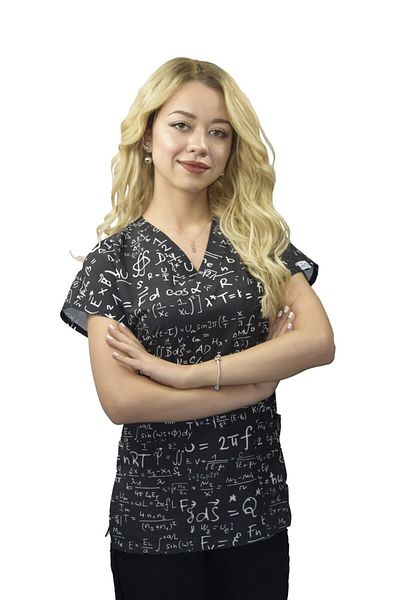Nur Medikal Giyim Tricou unisex cu model Formula Lycra