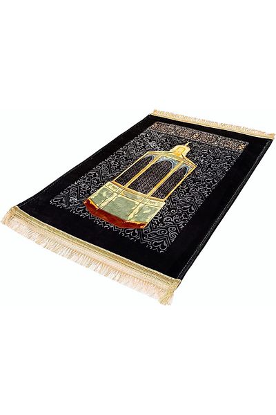 Generic سجادة صلاة إسلامية فاخرة للصلاة اليومية - مريحة، غير قابلة للانزلاق، بتصميم أنيق