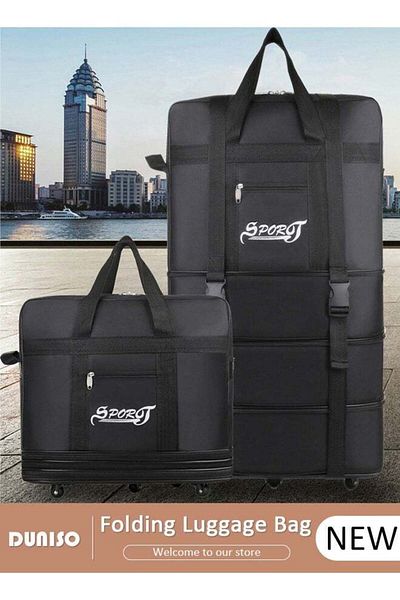 Generic DUNISO Expandable Foldable Luggage Bag, Collapsible Suitcase