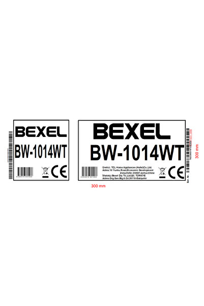 Bexel BW-1014WT 10 KG INVERTER ÇAMAŞIR MAKINASI