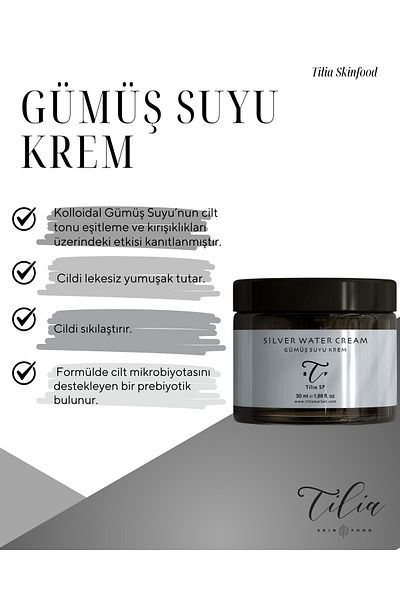 Tilia Skinfood Silver Water Cream 50 ml