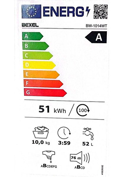 Bexel BW-1014WT 10 KG INVERTER ÇAMAŞIR MAKINASI
