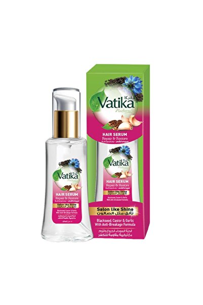 Vatika سيروم طبيعي لإصلاح واستعادة الشعر بخلاصة الحبة السوداء والخروع والثوم