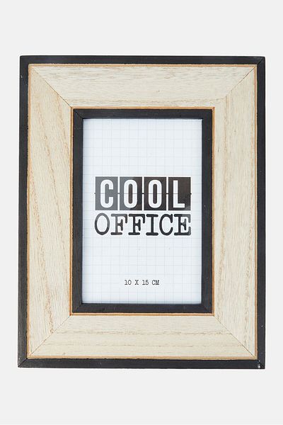 CMP Wooden Picture Frame, Natural/Black