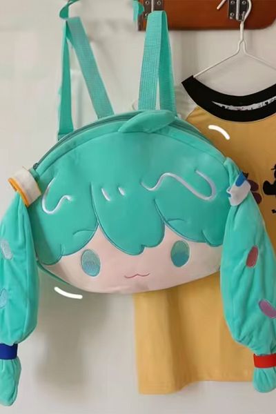 Ecrou Anime Cici Girl Green Backpack 38 × 32 cm