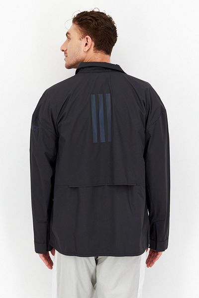adidas Men Sportswear Fit Long Sleeve Training Jacket, Black