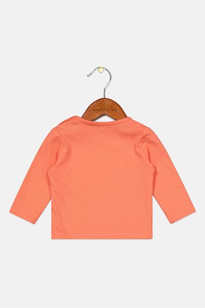 s.Oliver Toddlers Girl Graphic Print T-shirt, Orange