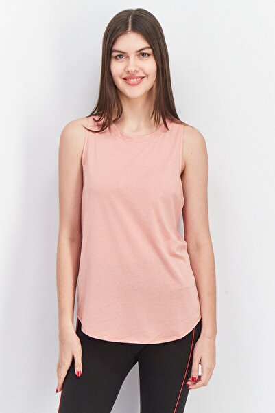 Puma Women Sportswear Fit Crew Neck Sleeveless Plain Tank Top, Pink