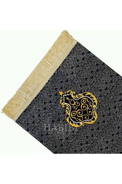 Generic Premium Islamic Prayer Mat Rug for Daily Salah - Comfortable, Non-Slip, and Elegant Design
