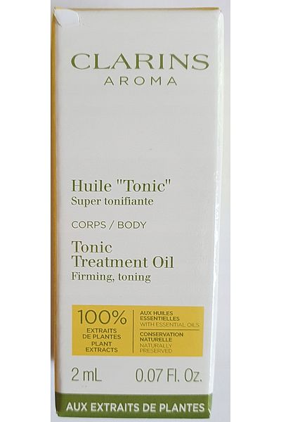 Clarins Huile Tonic Treatment Body Oil - 2ml Travel Size | Firming & Toning