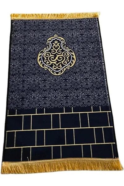 Generic سجادة صلاة إسلامية فاخرة للصلاة اليومية - مريحة، غير قابلة للانزلاق، بتصميم أنيق