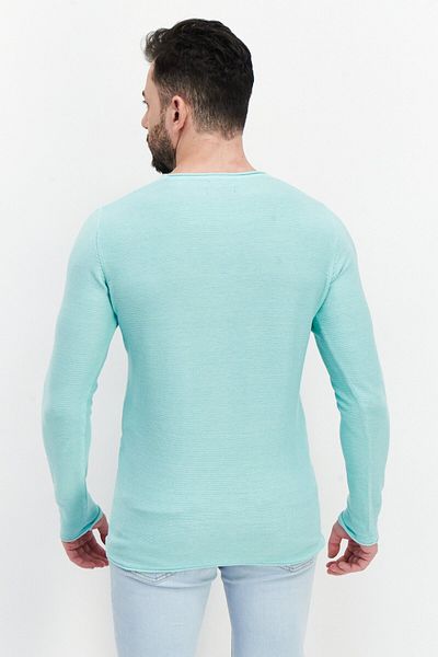 O'Neill Men Round Neck Long Sleeves Textured Sweatshirt, Blue