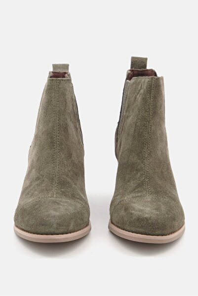 Toms Women Everly Slip On Ankle Boots, Dark Olive