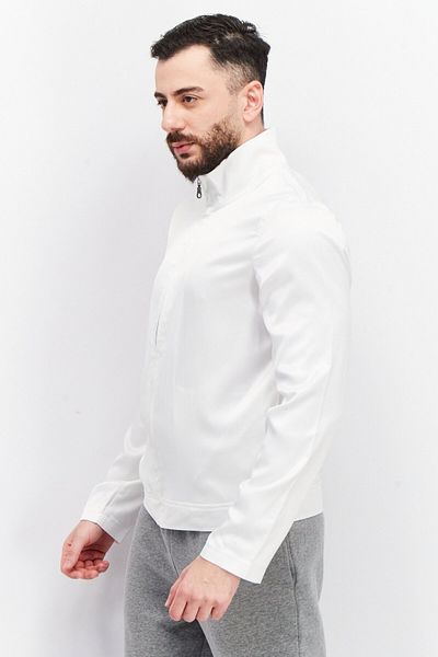 Asos Design Men Plain Windbreaker Jacket , White